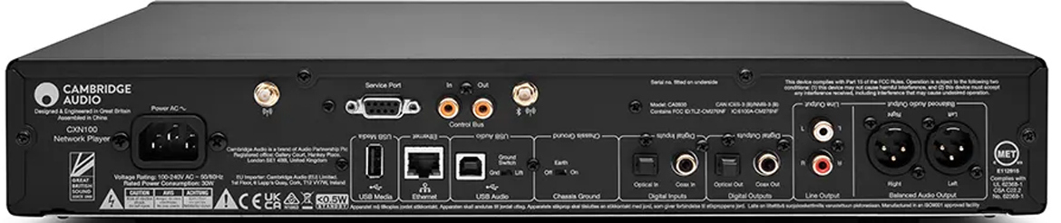Стример CXN100 от Cambridge Audio представляет собой «полную механическую модернизацию» отмеченного множеством наград CXN